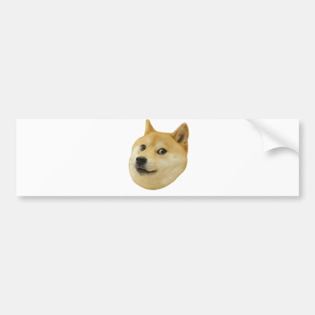 Doge sehr wow viel Hund solches Shiba Shibe Inu Autoaufkleber (Vorne)