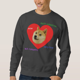 Doge viel Valentinstag-sehr Liebe so romantisch Sweatshirt