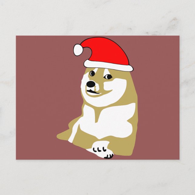 Doge wow meme sehr Weihnachten solcher viele Hut (Vorderseite)