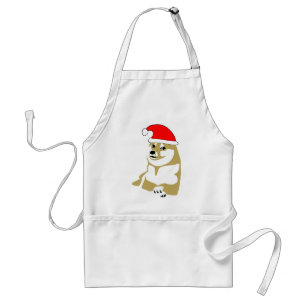 Doge wow meme sehr Weihnachten solcher viele Hut Schürze