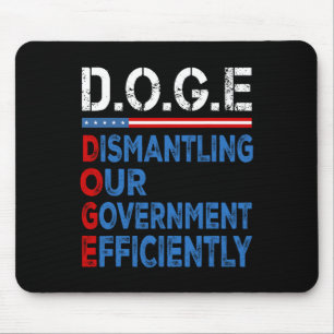 Doge zerlegt unsere Regierung effizient Herrenbekl Mousepad