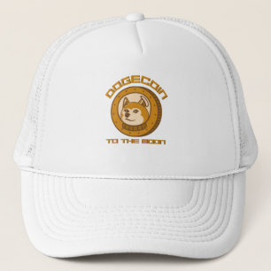 Doge zum Mond Shiba Inu Krypto Truckerkappe
