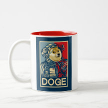 Dogecoin Astronaut Doge To The Moon Crypto Funny