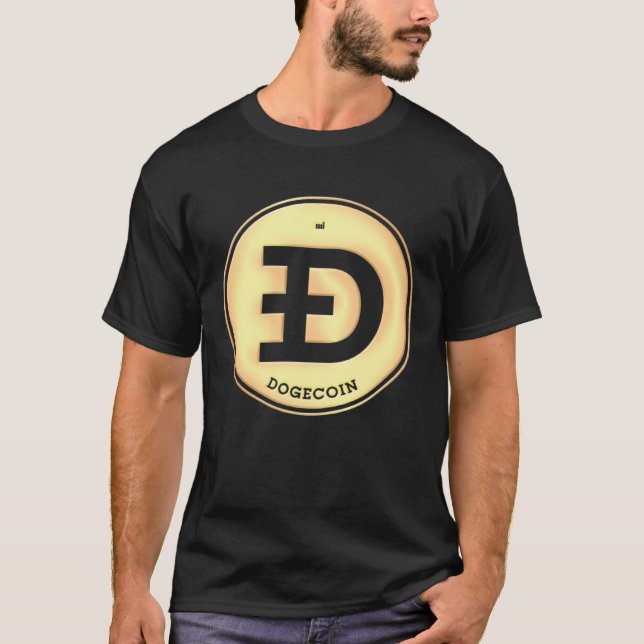 Dogecoin   cute crypto T-Shirt (Vorderseite)