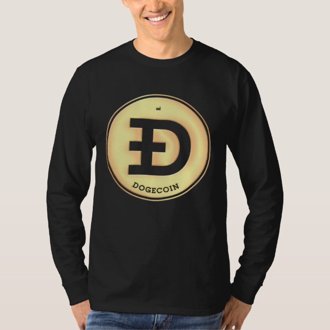 Dogecoin   cute crypto T-Shirt (Vorderseite)
