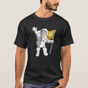 DOGECOIN DOGE COIN SHIBA INU HODL ASTRONAUT ZUM T-Shirt