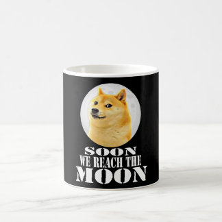 Dogecoin Doge HODL To Moon Crypto Doge-1 Meme Kaffeetasse