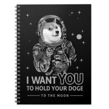 Dogecoin Doge Wollte ich dich zum Mondkrypto Funny