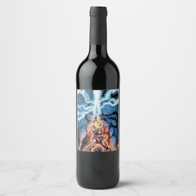 DogeCoin He-Man Masters of the Universe Wine Weinetikett (Vorderseite)
