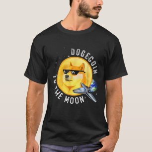 Dogecoin Krypto Doge Münzhalter Krypto zum Moo T-Shirt