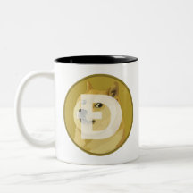 Dogecoin Logo Coffe Tasse