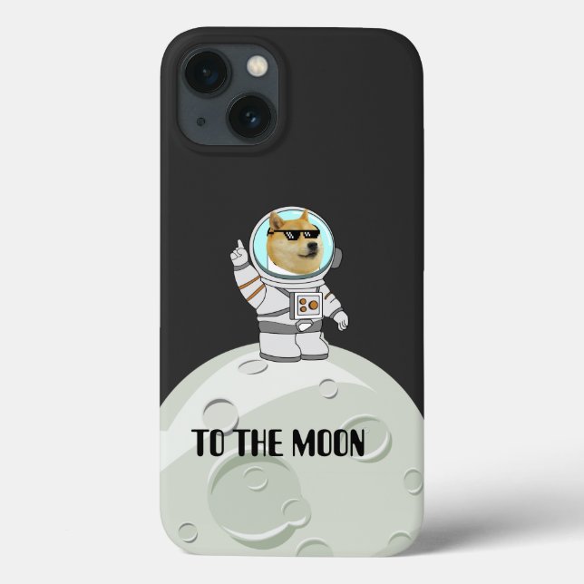 Dogecoin zum Mond Case-Mate iPhone Hülle (Rückseite)