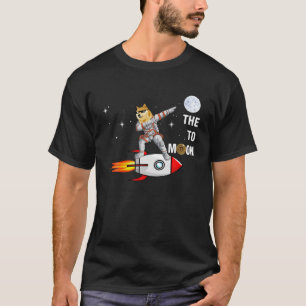 Dogecoin zum Mond , Coole Dogenmünze Krypto Curre T-Shirt
