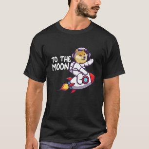 Dogecoin zum Mond Funny Meme Doge Coin Crypto C T-Shirt