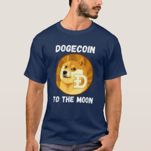 Dogecoin zum Mond - Krypto Doge Hodlers Fu T-Shirt