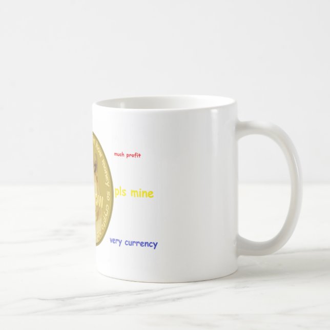 Dogecoin Zusätze das Chatty Shiba Inu Kaffeetasse (Rechts)