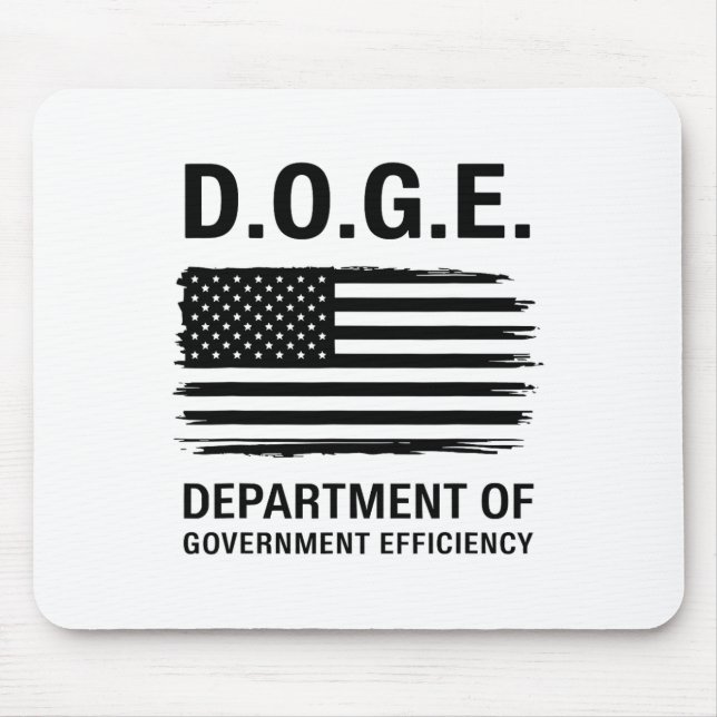 Dogenabteilung für Regierungseffizienz 4 Mousepad (Vorne)
