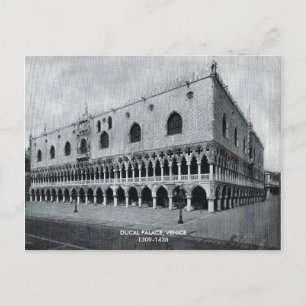 Doges Palace, DUCAL PALACE, VENICE1309-1438 Postkarte
