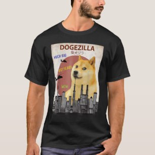 Dogezilla T- Funny Doge Memes Shiba Inu Dog T-Shirt