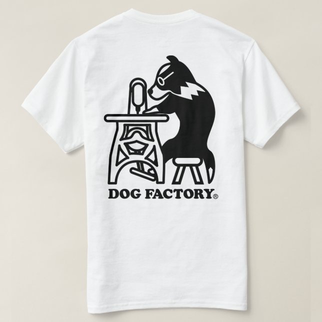 DOGFACTORYロゴTシャツ（バックプリント） T-Shirt (Design Rückseite)