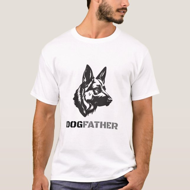 Dogfather – Funny Dog Dad T-Shirt for Pet Lovers (Vorderseite)
