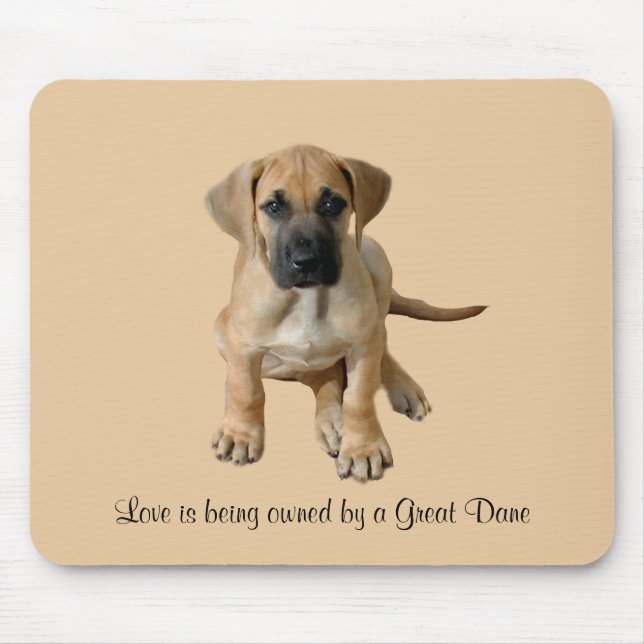 Dogge-König der Hunde Mousepad (Vorne)