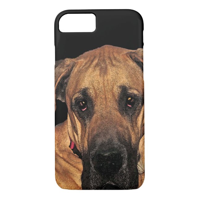 Dogge-leichtes riesiges HundiPhone 8/7 Fall Case-Mate iPhone Hülle (Rückseite)