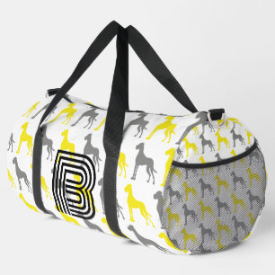 Dogge Monogramm-Reisetasche Duffle Bag