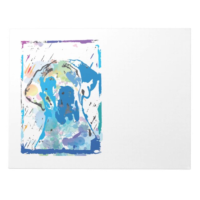 Dogge Notizblock (Vorderseite)