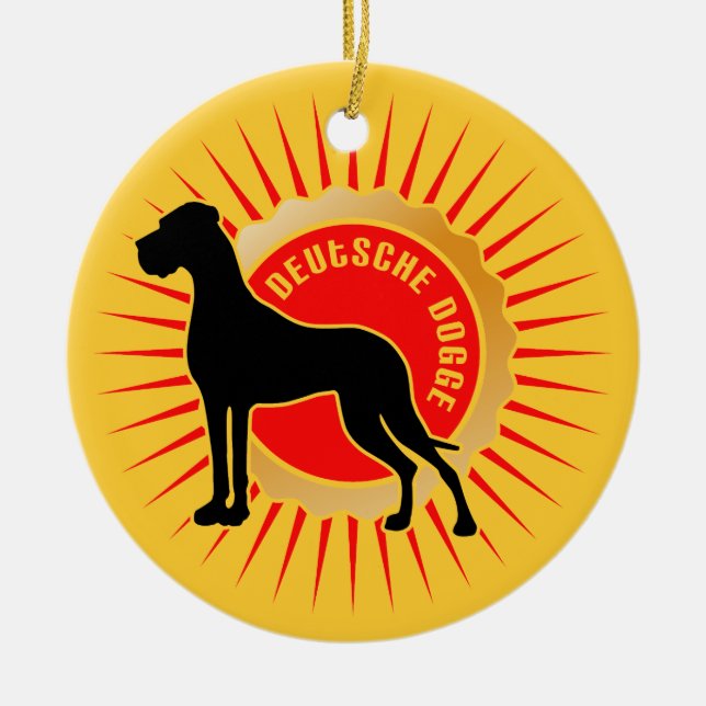 Dogge Ornament (Vorne)