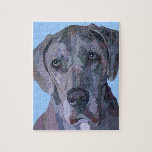Dogge-Puzzlespiel