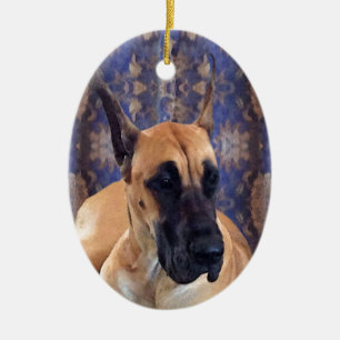Dogge-Verzierung Keramikornament