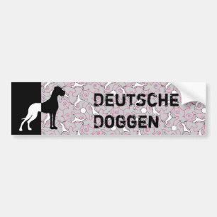Doggen Autoaufkleber