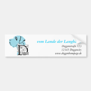 Doggen Büromaterial is not a direct translation, a Autoaufkleber