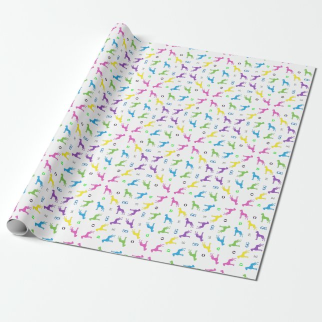 DOGGEN GESCHENKPAPIER (Ungerollt)