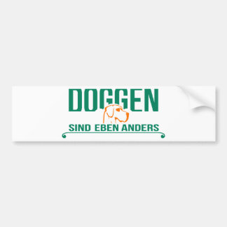 Doggen sind eben autoaufkleber