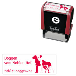 Doggen Stempelautomat mit Tintenkissen Permastempel