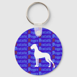 Doggenlogo-Schlüsselanhänger Schlüsselanhänger