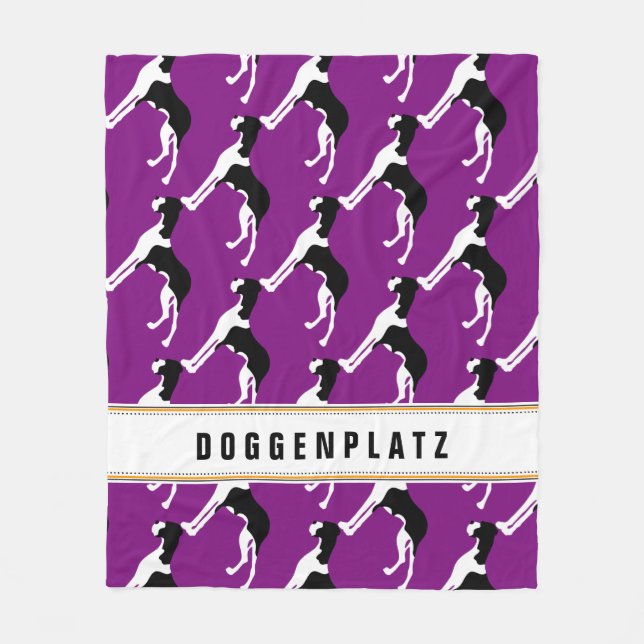 Doggenplatz Fleece Decke (Vorderseite)