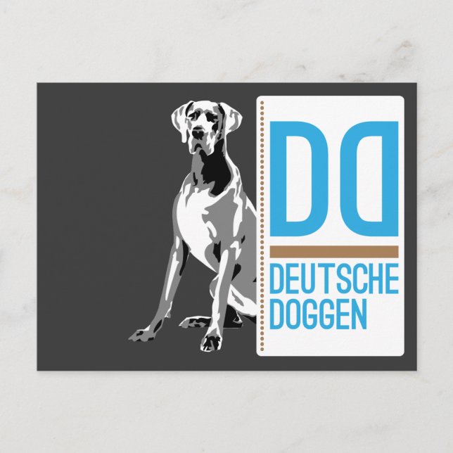 Doggenpost Postkarte (Vorderseite)