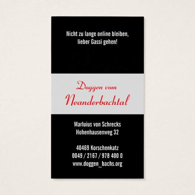 Doggenzucht (Rückseite)