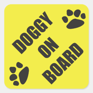Dogggy on Board Aufkleber