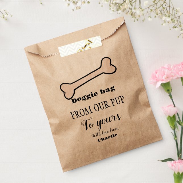 Doggie Bag Hunde Leckerei Gastgeschenk Hochzeit Ba Geschenktütchen (Versiegelt)