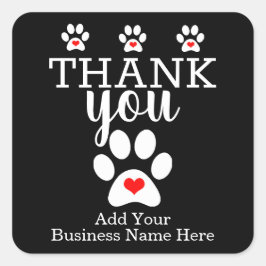 Doggie Day Care | Benutzerdefiniert Danke Stickers