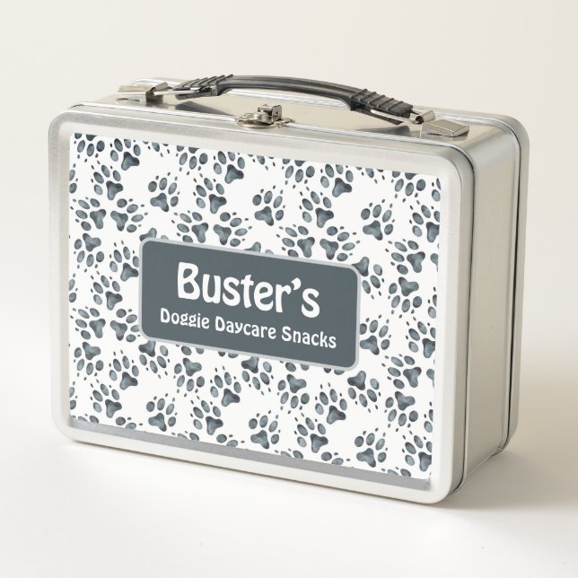 Doggie Garderie Snacks & Chaussures Lunchbox (Devant)