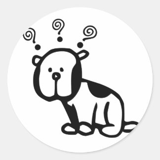 Doggie Runder Aufkleber