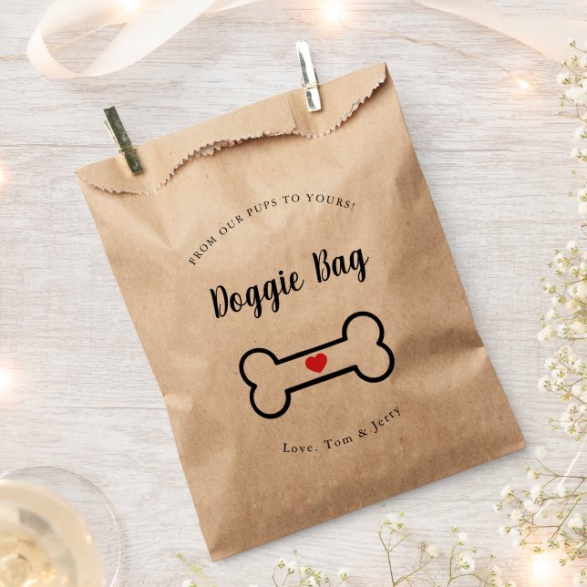 Doggie-Tasche Geschenktütchen (Ausgeschnitten)