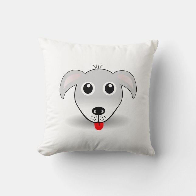 Doggie Throw Kissen (Vorderseite)
