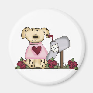 Doggie Valentine's Day Tshirts und Geschenke Magnet