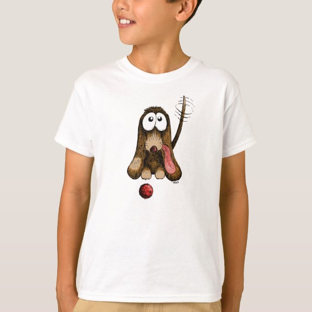 Doggie Wanna Play! T-Shirt (Vorderseite)